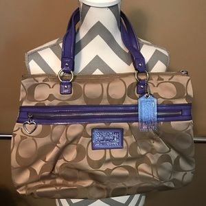 authentic coach poppy bag