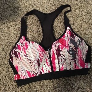 Victoria's Secret front zip sports bra