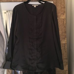 Banana republic charcoal blouse