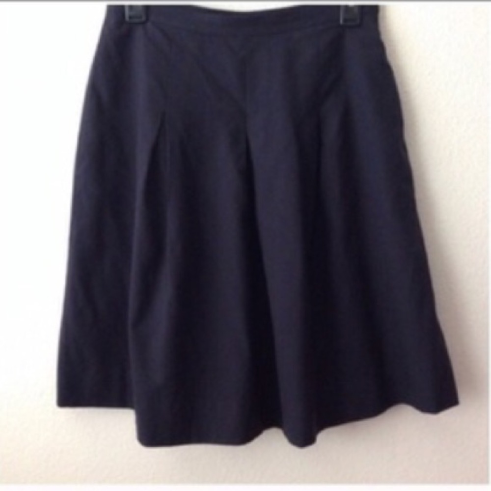 J. Crew Navy Skirt