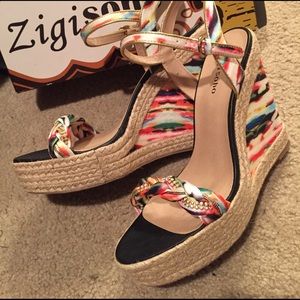 Summer Wedges never worn!