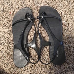Black sandals