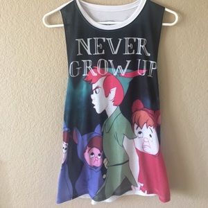 Never Give Up Peter Pan Tank
