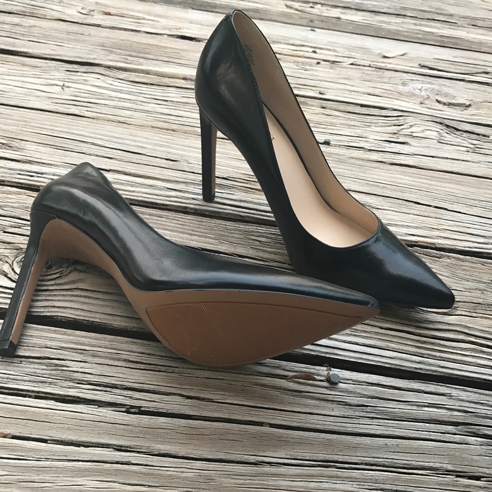 Nine West Tatiana Pointed Black Heel Pumps