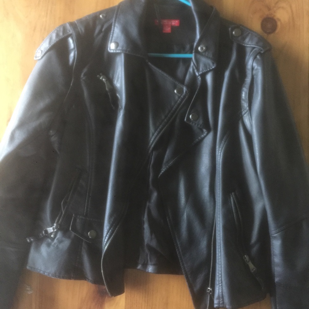 New York & Company leather jacket