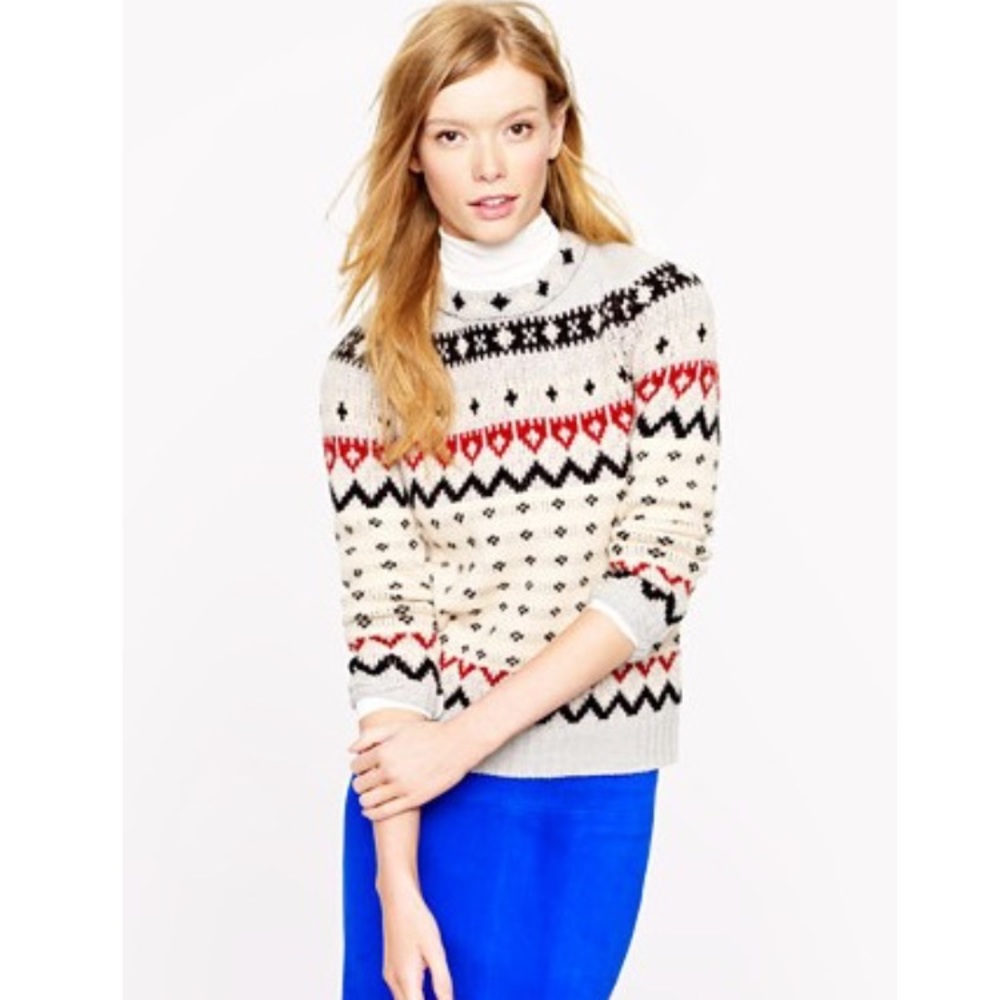 J.Crew holiday sweater