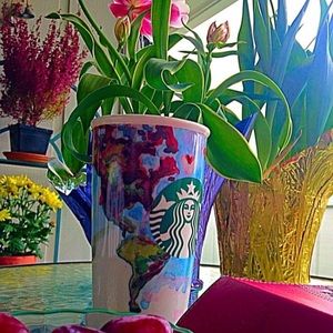 Starbucks Double wall Cermanic Globe Traveler