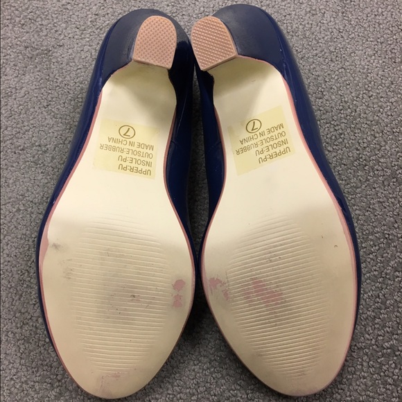 Journee Collection Shoes - Navy Pumps Journee Collection Shoes - Navy Pumps