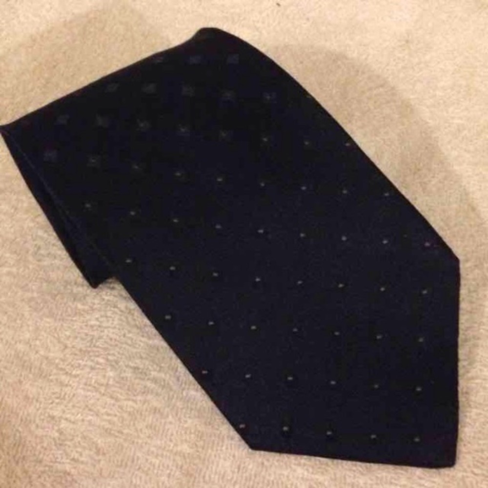 Giorgio Armani Navy Blue Tie