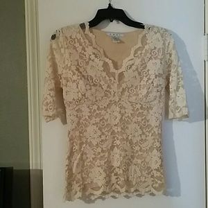 Hardly worn CAbi lace top