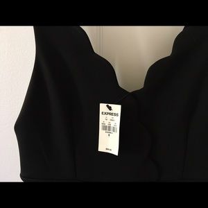 NWT Express Size 0 little black dress