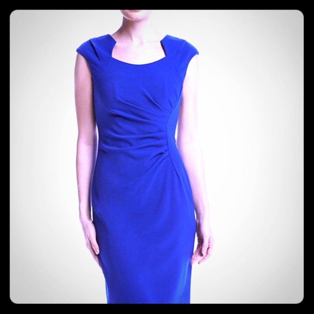 Calvin Klein blue cocktail dress