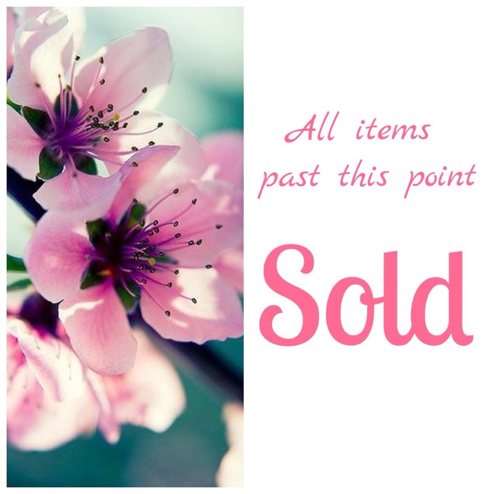 🌸 All items past this point SOLD! 🌸