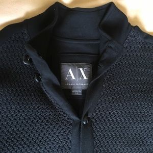 Armani Exchange XL Black Long Sleeve Sweater