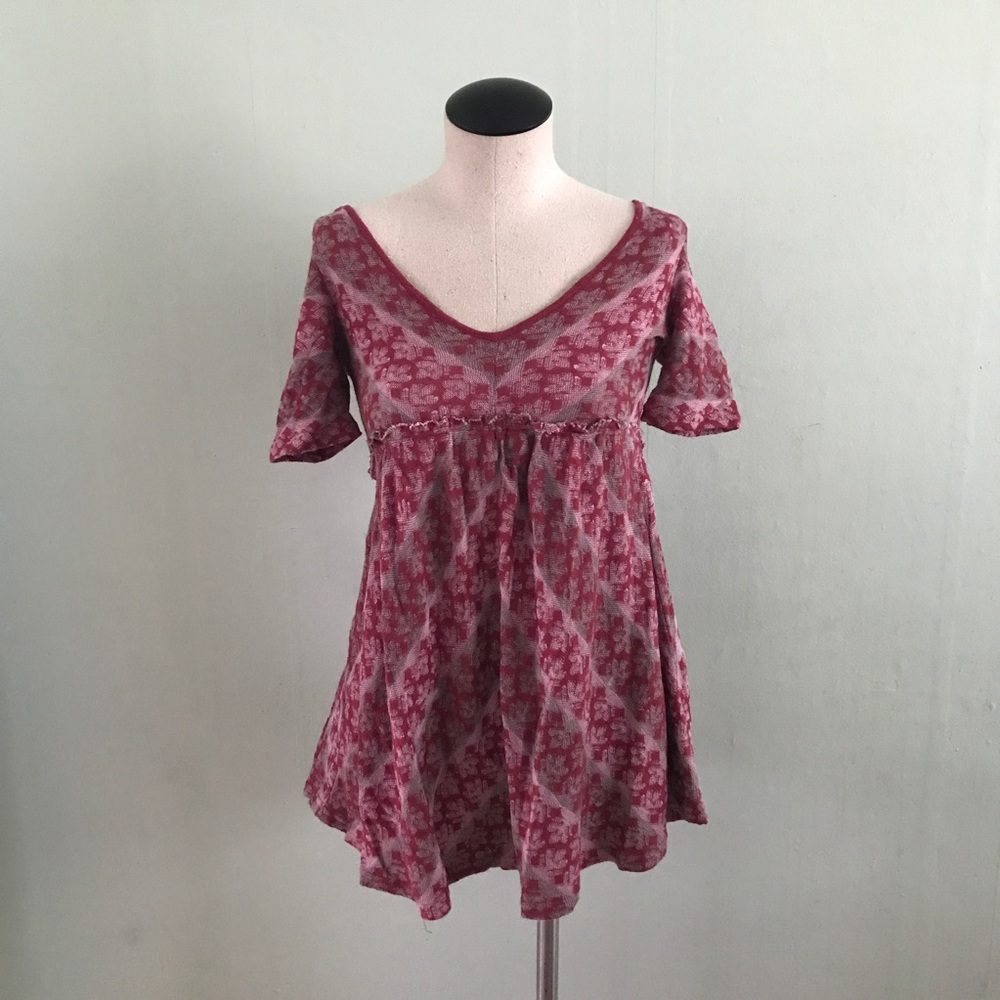 Free people babydoll knit dress