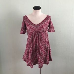 Free people babydoll knit dress