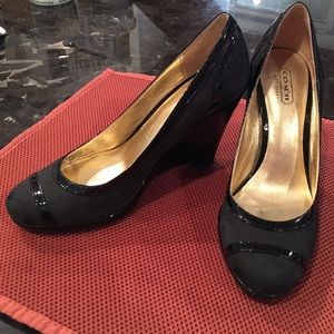 Coach wedge heels