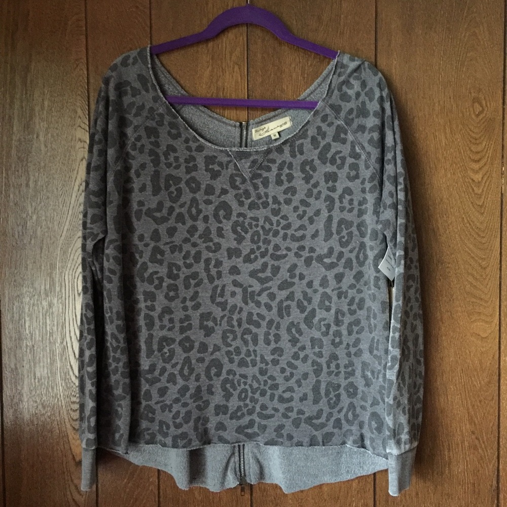 NWT Vintage Havana Leopard Top, M