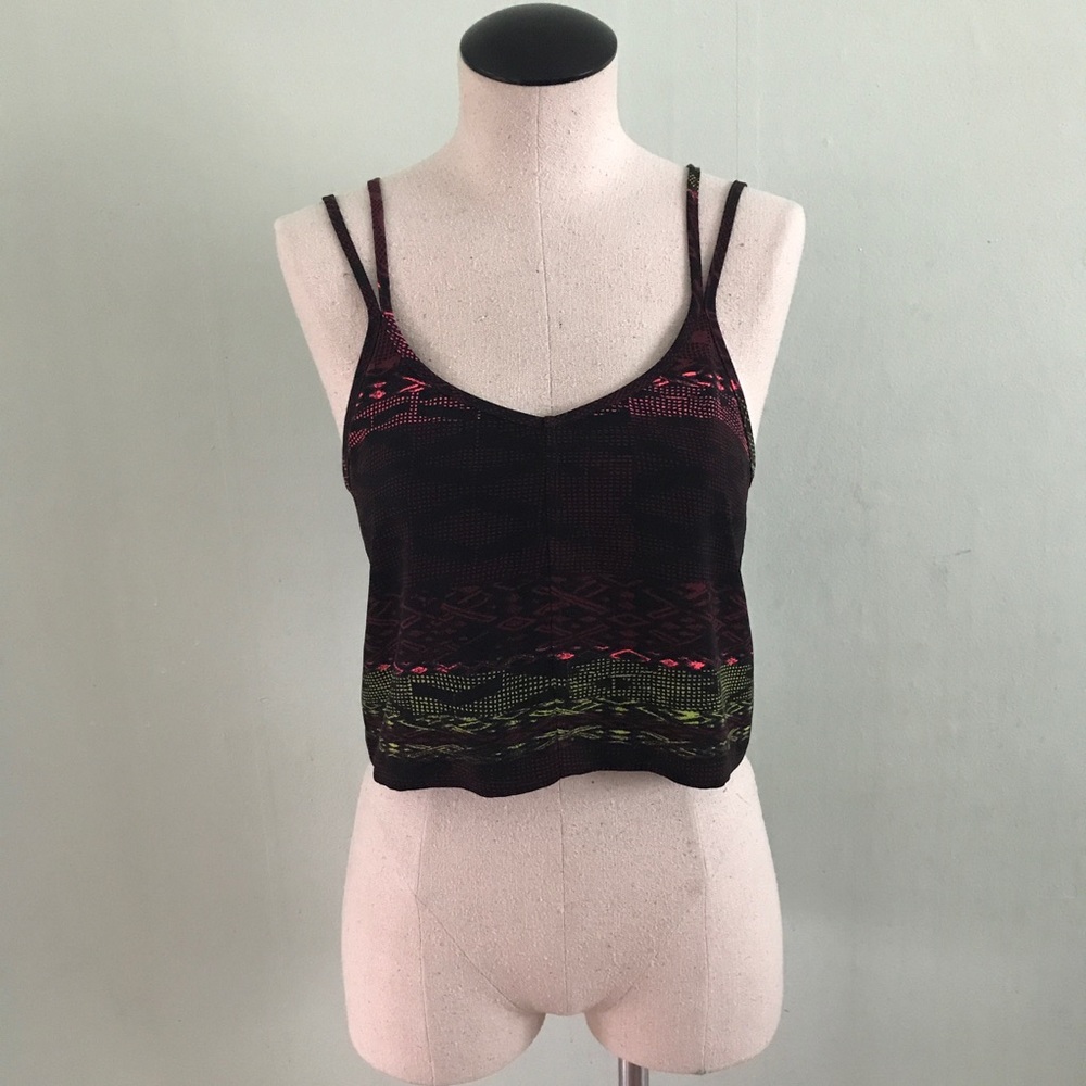 Urban outfitters pattern cropped tank