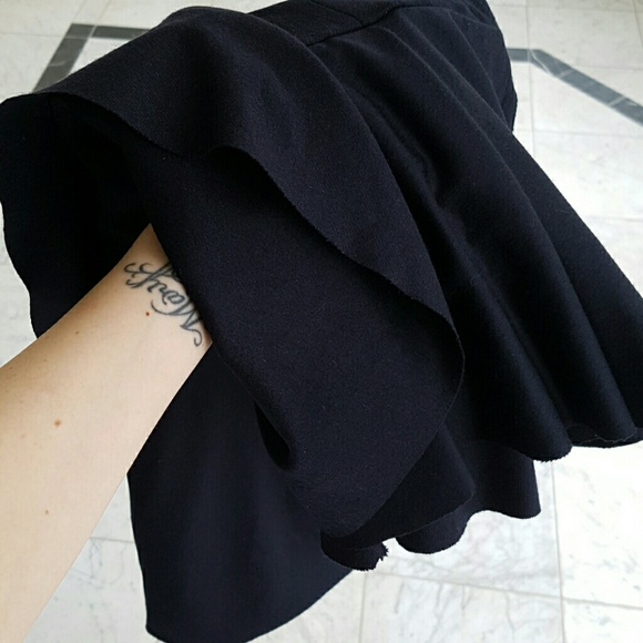 Zara Frilled Wool Blend Skirt - Picture 8 of 8