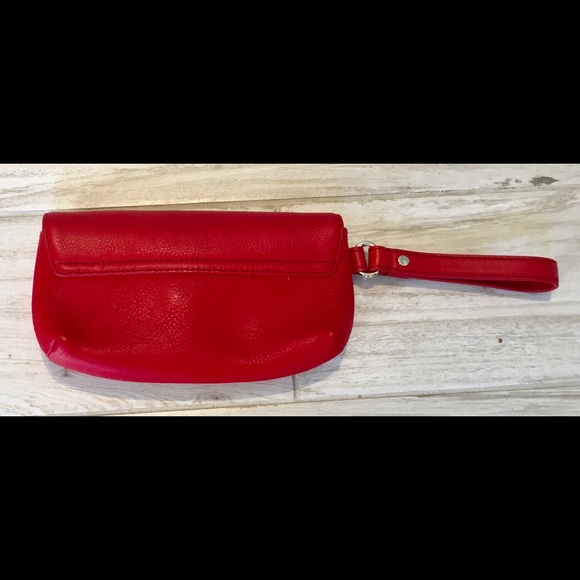 NWOT!! Kate Spade Wristlet! Gorgeous Red Leather! - Picture 4 of 4