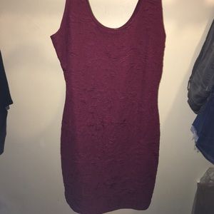 Forever 21 burgundy short dress