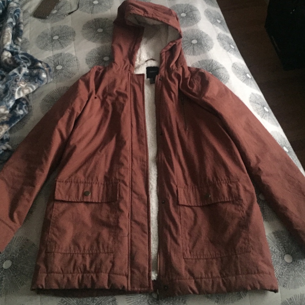 Dusty Pink Mauve Soft Long Fur Hooded Coat