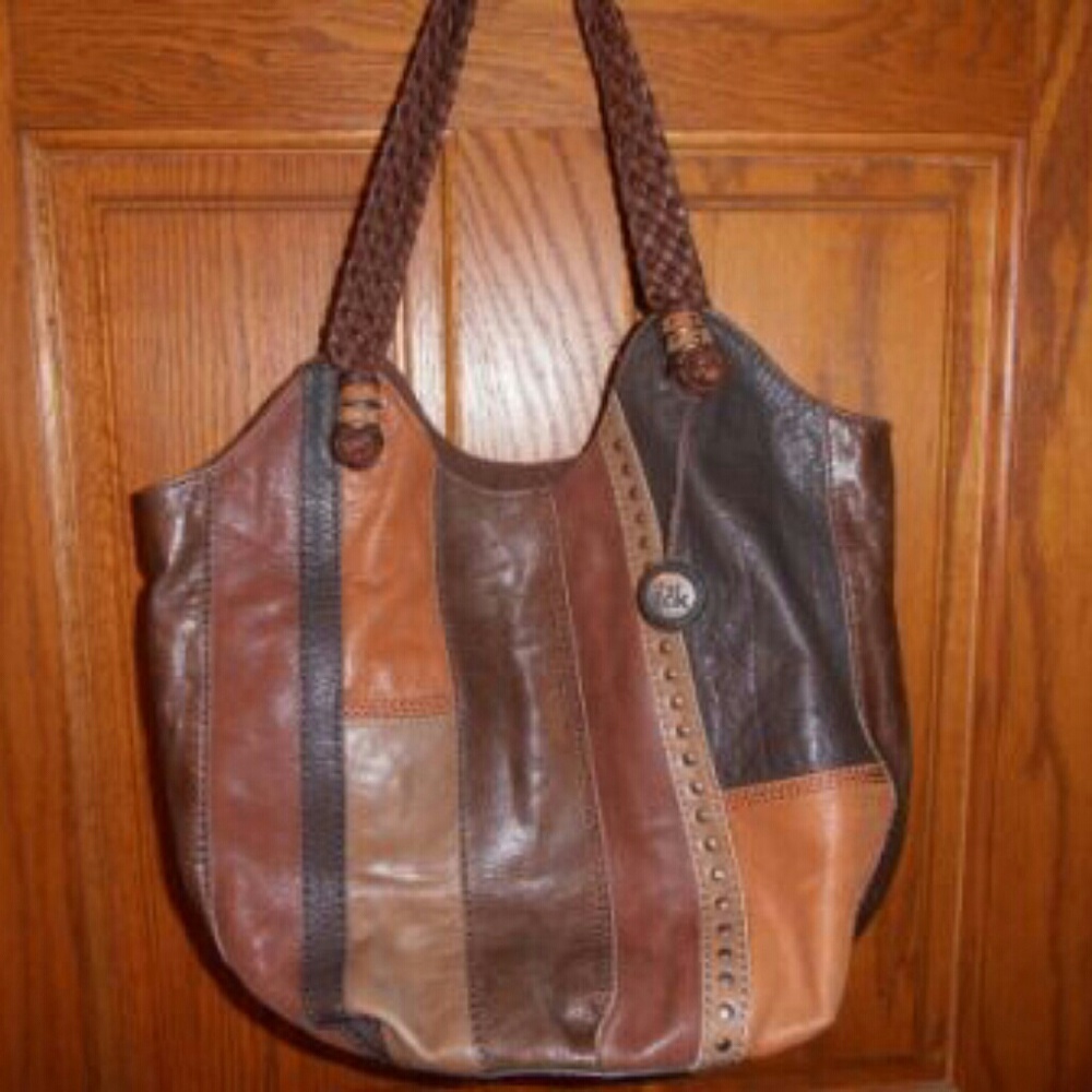 The Sak patchwork leather hobo bag