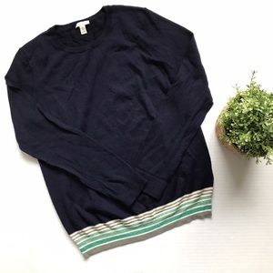 Gap navy blue extra fine merino wool sweater