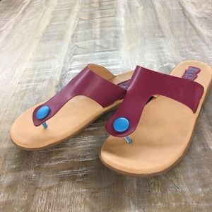 NWOT Kork Ease Leather Flip Flops