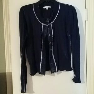 CAbi blue cardigan