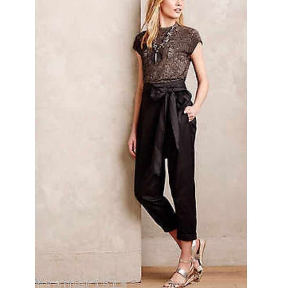 ANTHRO black high waisted pants