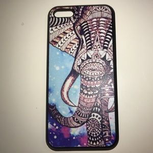 ✨Black elephant printed iPhone 5C case ✨