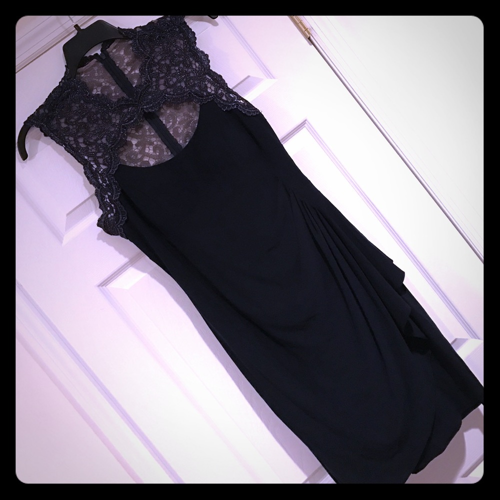 Navy Blue XSCAPE Party Dress Size 12