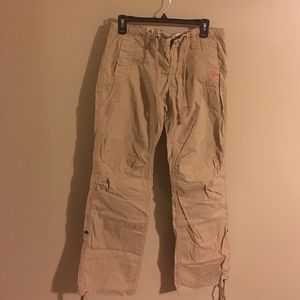 American Eagle women's khaki cargo pants