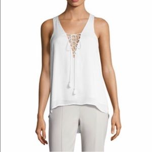 NWT Jetset Diaries Lace Up Tank Top