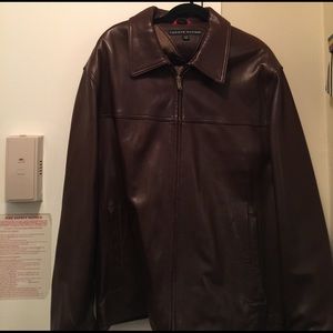 Tommy Hilfiger Leather Brown Jacket