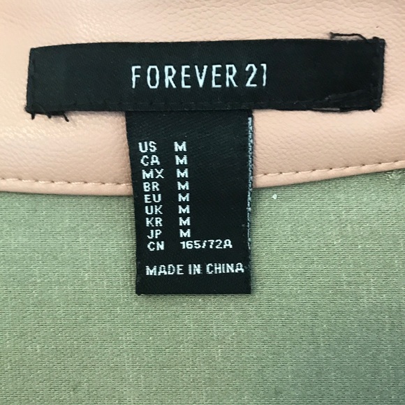 Nude Pink Faux Leather Skirt - Picture 4 of 5