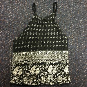 patterned crop top