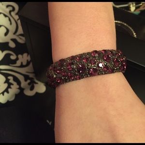 Purple stretchy bracelet