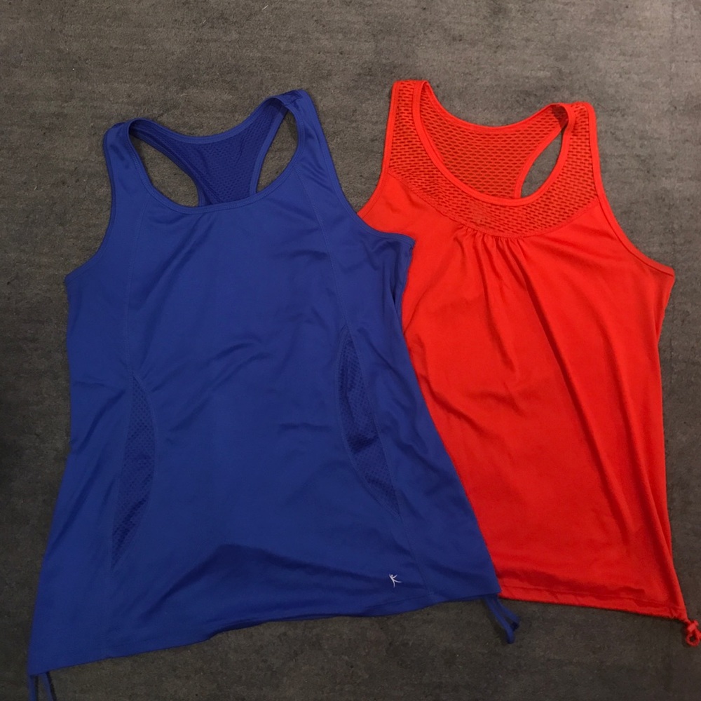 LAST CHANCE :: Two Danskin workout tanks size XL