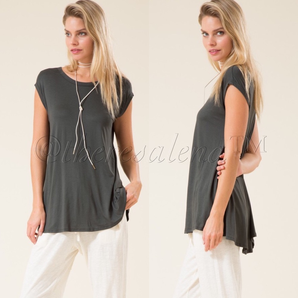 SALE! ❤️ Soft and Comfy Coal Black Tunic
