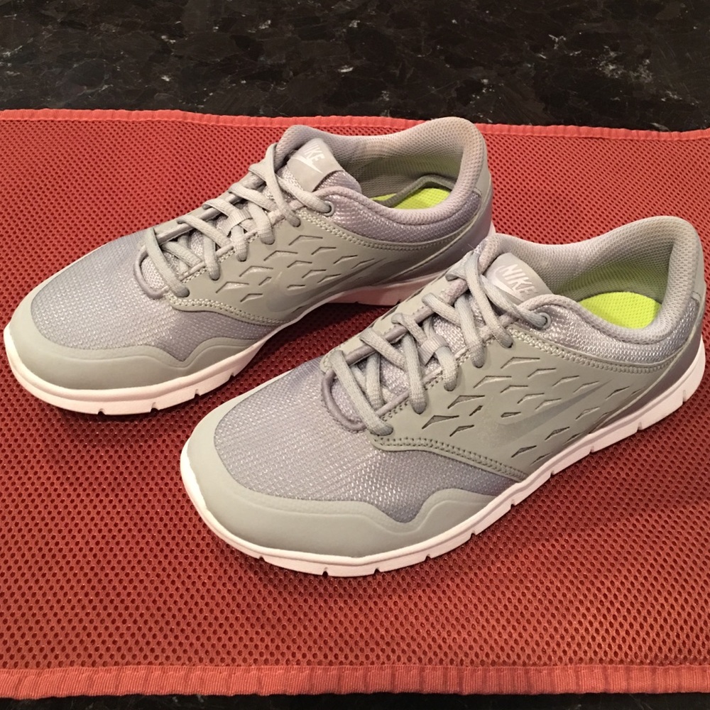 Silver Nikes!