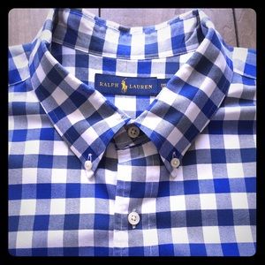Men's Ralph Lauren Short Sleeve Button Down Shirt