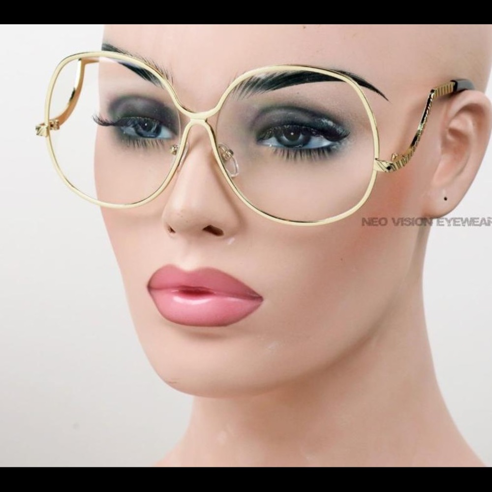 Women's fashion clear glasses