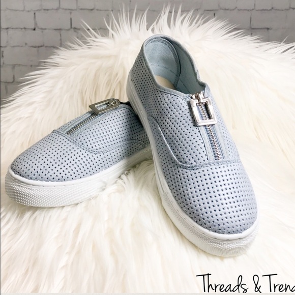 LAST ONE SALE! 🌸Serenity Blue Slip On Sneakers - Picture 6 of 8