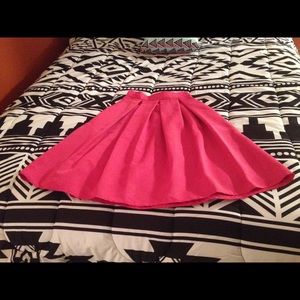 Fabulous pink midi skirt