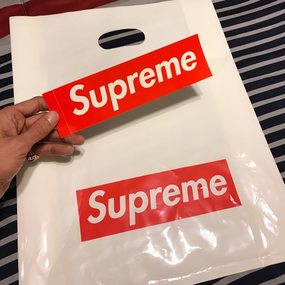 supreme sticker authentic
