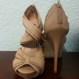 Nude heels by Jennifer Lopez
