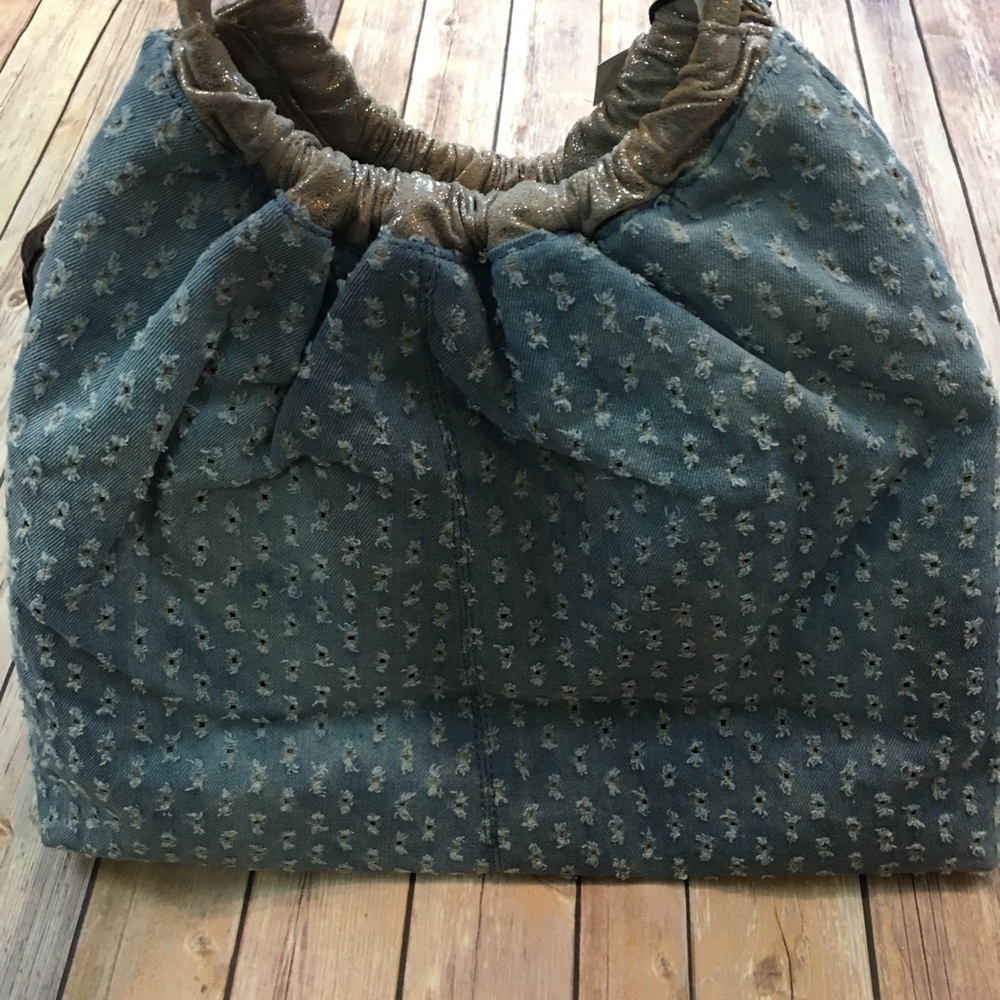 🌸SPRING SALE🌸The Distressed Denim Hobo Bag - Picture 5 of 6